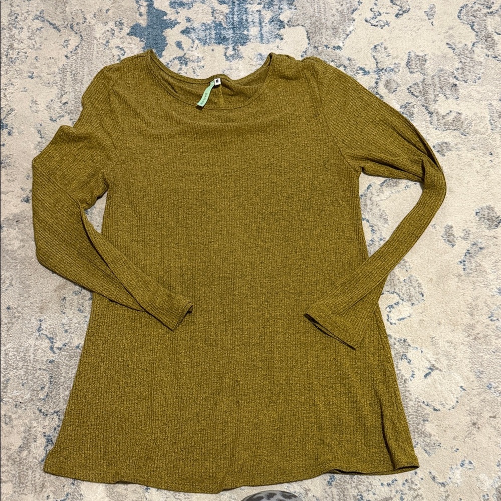 Women's Mustard Long Sleeve Top